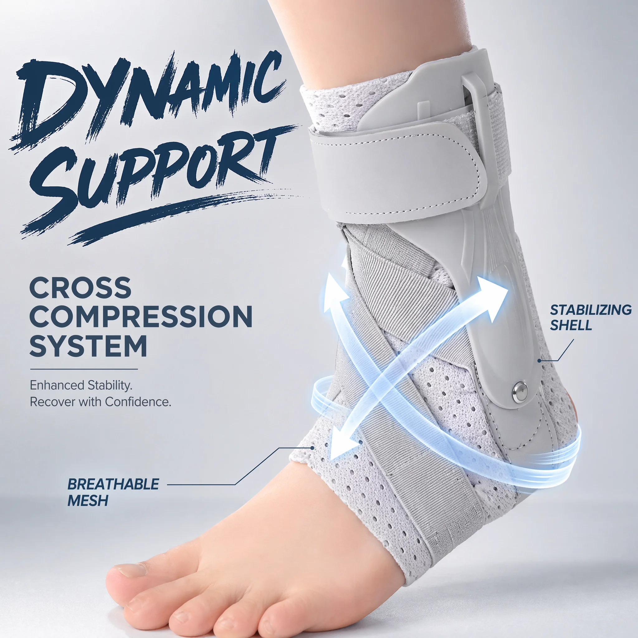 อุปกรณ์พยุงข้อเท้าพร้อมตัวกันโ - Ankle Mobility Band บทวิจารณ์และราคา