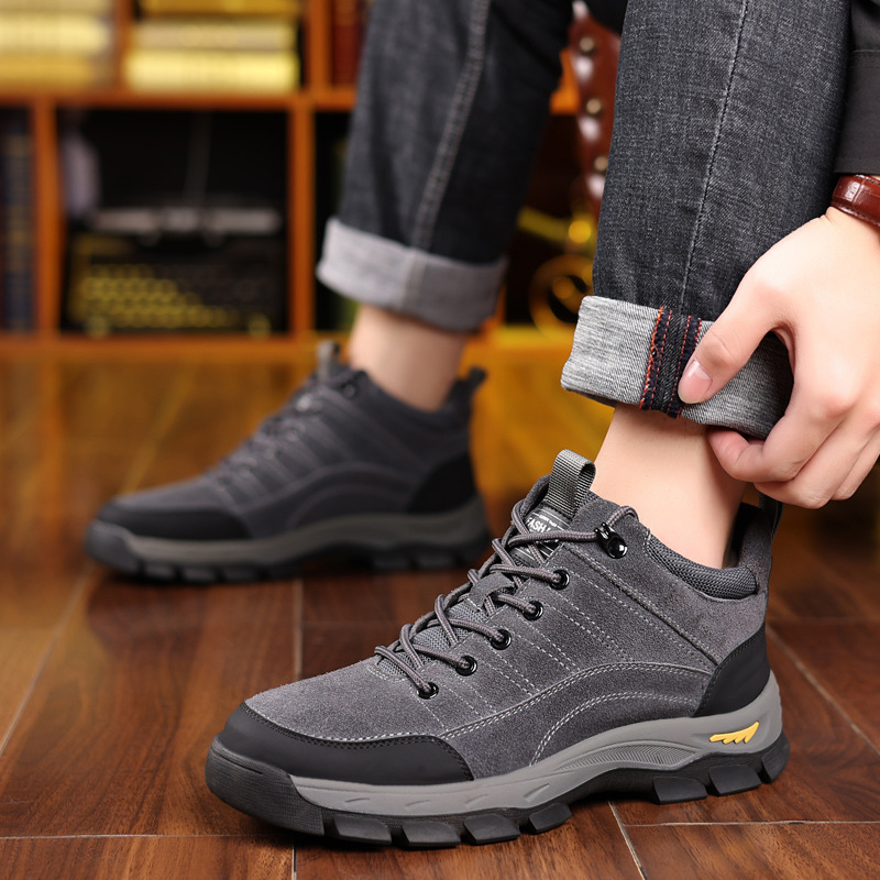 รองเท้าหนังฤดูหนาวสำหรับผู้ชาย - Crossfit Outdoor บทวิจารณ์และราคา